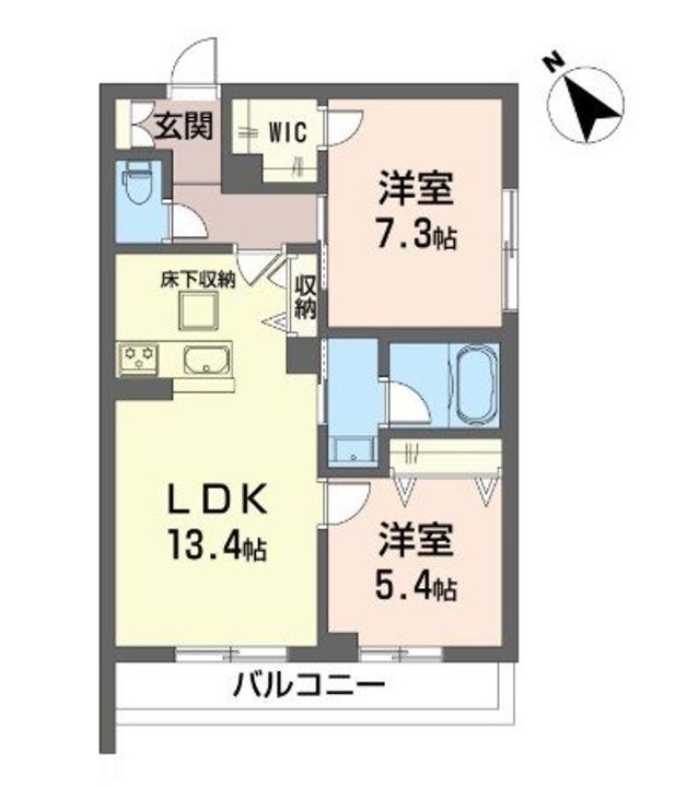 大久保クレストの間取り