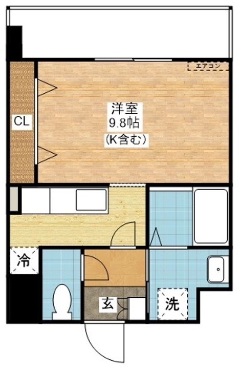 長崎県長崎市住吉町(マンション)の賃貸物件の間取り