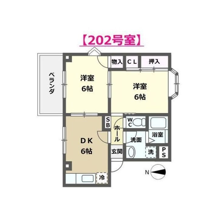 ヴィアーレ上荒屋IIの間取り