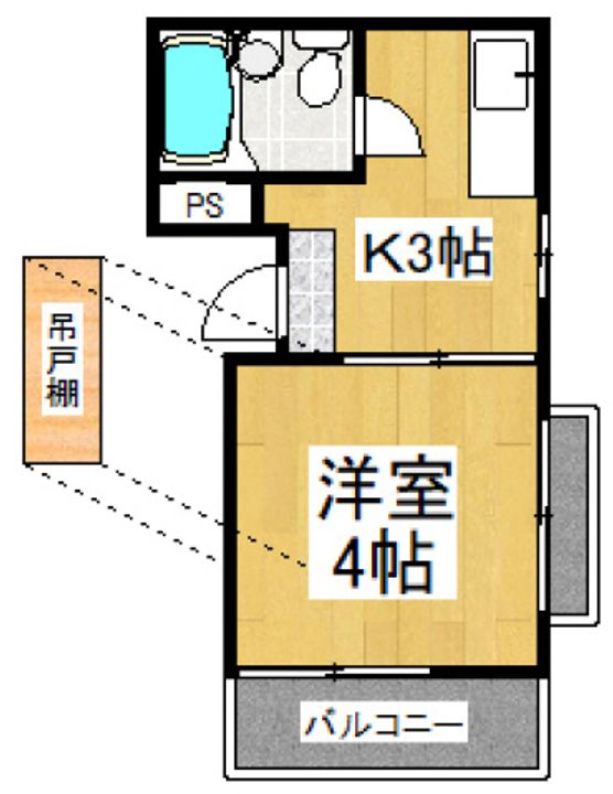 グレイスマンションの間取り