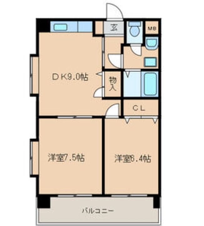 第17川崎ビルの間取り