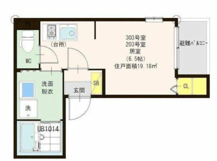 東京都江戸川区西小岩5(アパート)の賃貸物件の間取り