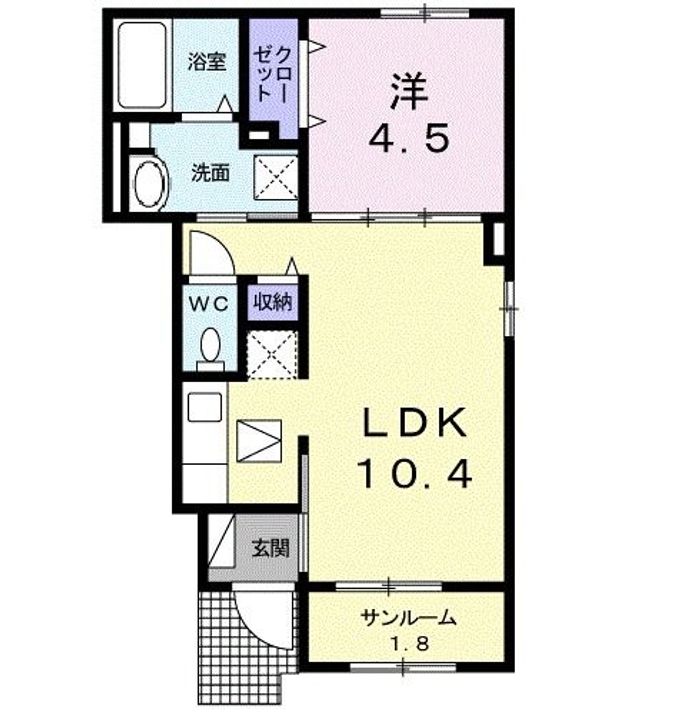 サントレンチホームズの間取り