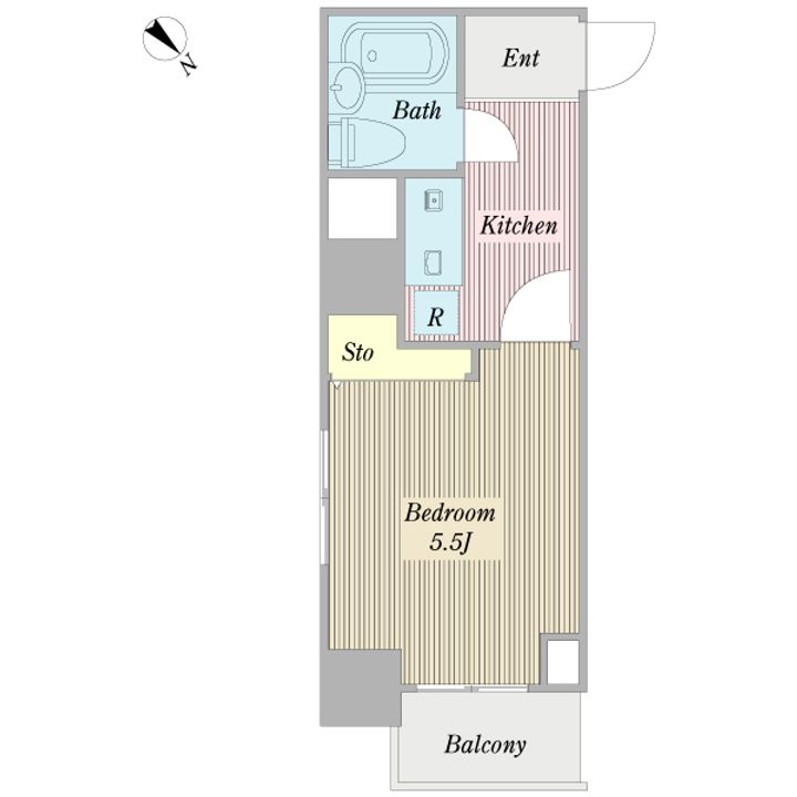 プロシード市川南の間取り