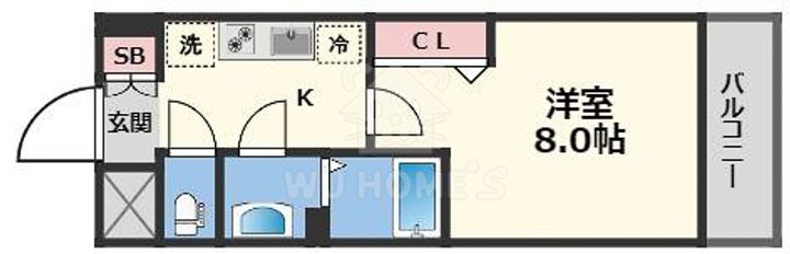 フォーリアライズ梅田レーベンの間取り