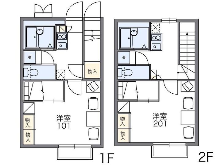 レオパレスDELIGHTの間取り