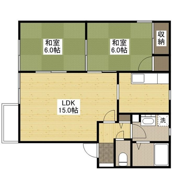 フレグランス中山上の間取り