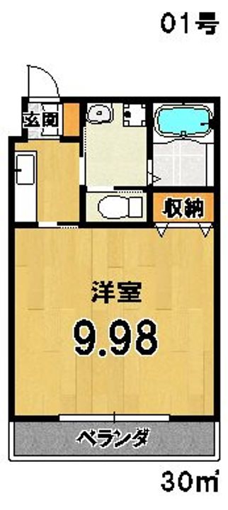 ヴィラ御蔭の間取り