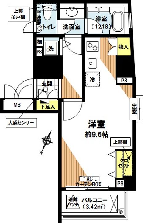 デュオ・スカーラ神楽坂タワーの間取り
