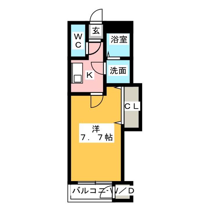 エンブル・セレス常磐町の間取り