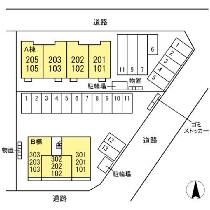 フォールBの地図