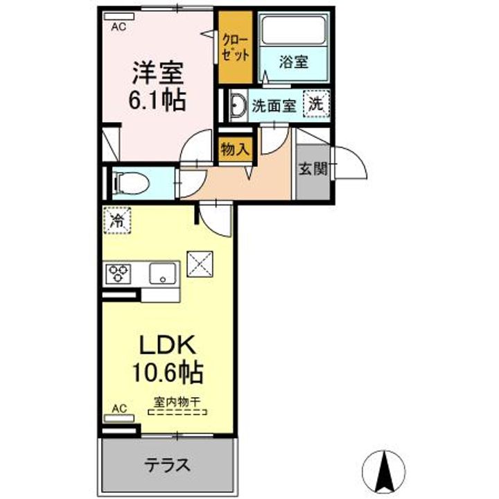 フォールBの間取り