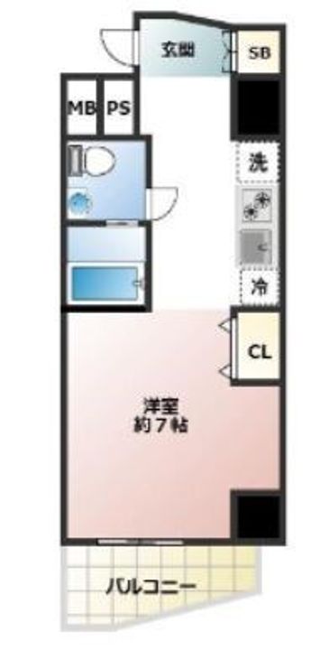 東京都足立区西新井1(マンション)の賃貸物件の間取り