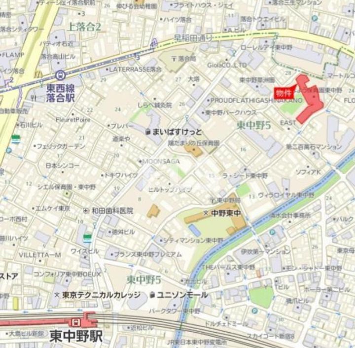 東京都中野区東中野5(マンション)の賃貸物件のその他画像