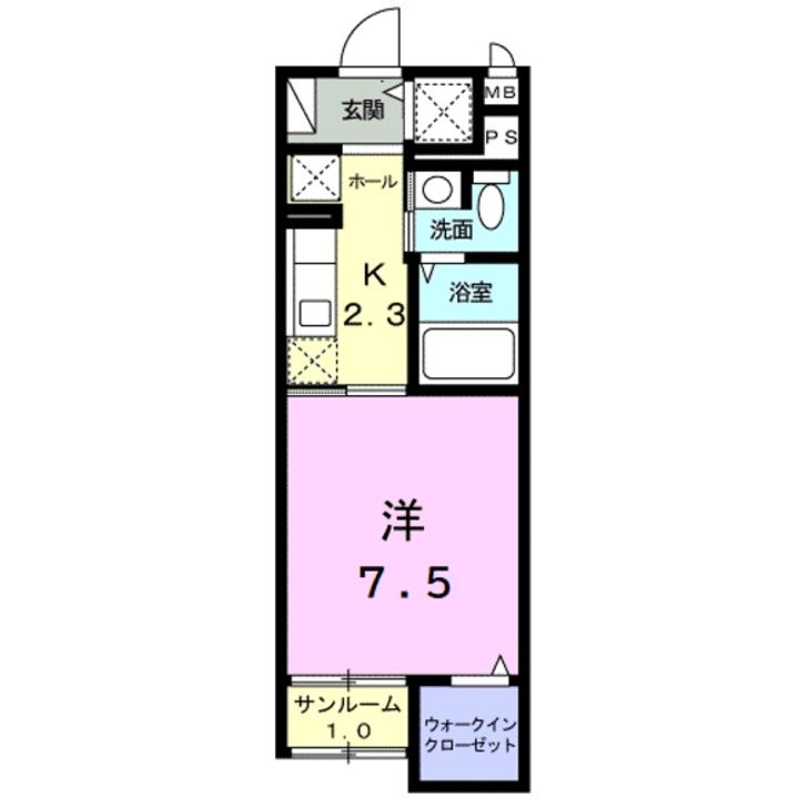 ヴェロ プルミエールの間取り