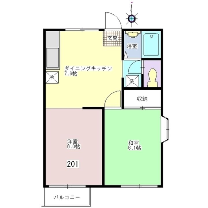 ファミーユいしのの間取り