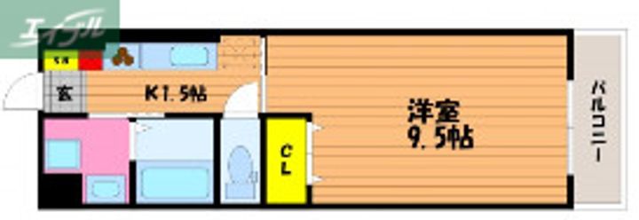 福富GRADEマンションの間取り