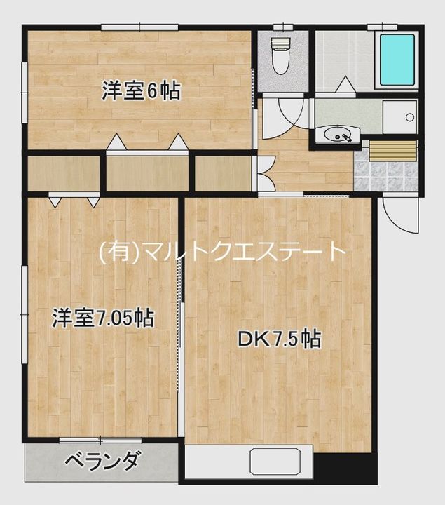 サンハイツ大明の間取り