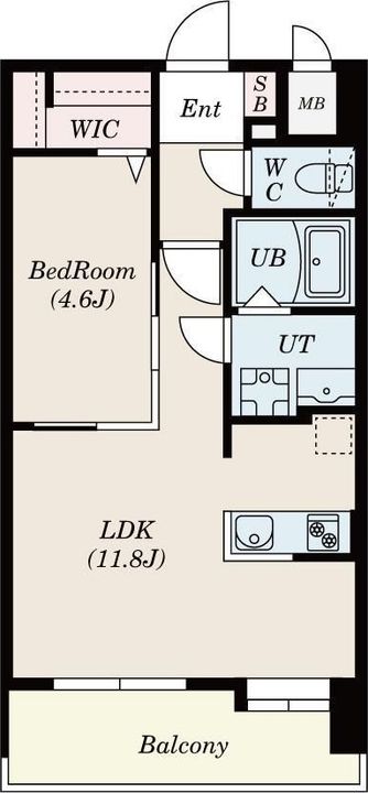 S-RESIDENCE六ツ門abreastIの間取り