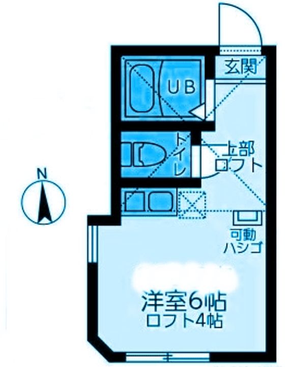 神奈川県横浜市神奈川区白幡東町(アパート)の賃貸物件の間取り