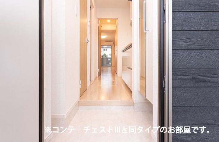 埼玉県鴻巣市栄町(アパート)の賃貸物件の玄関