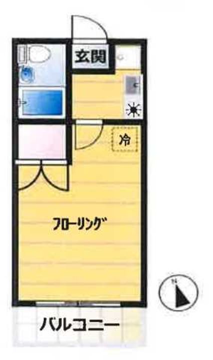 コーポ竹島の間取り