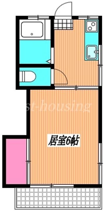 コーポ由伸の間取り