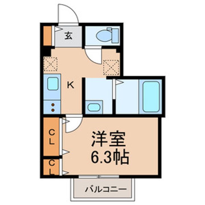 千葉県船橋市海神町東1(マンション)の賃貸物件の間取り
