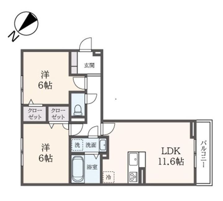 カサヴェールの間取り
