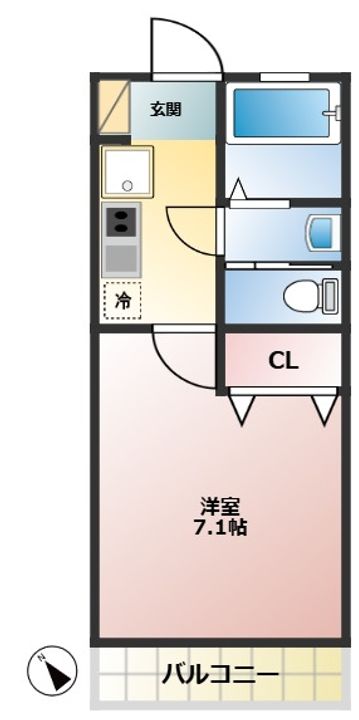 メゾンソレイユIの間取り