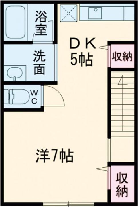 Lieto吉尾 Dの間取り