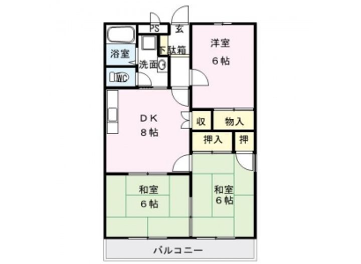 ハイツエルの間取り