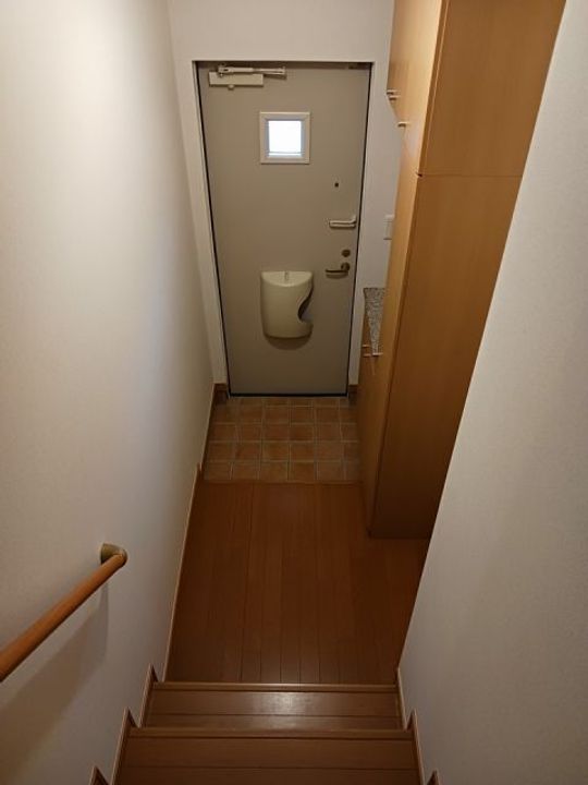 福島県二本松市藤之前(アパート)の賃貸物件の玄関