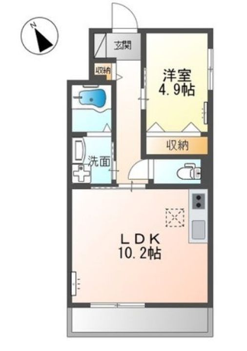 スレッド (日高市上鹿山マンション新築工事)の間取り