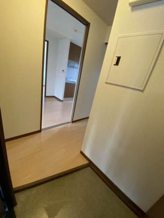 福島県いわき市明治団地(アパート)の賃貸物件の玄関