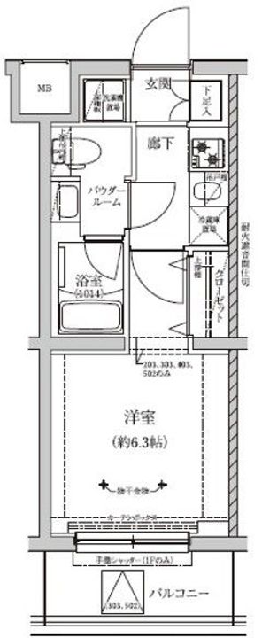 RELUXIA成増IIの間取り
