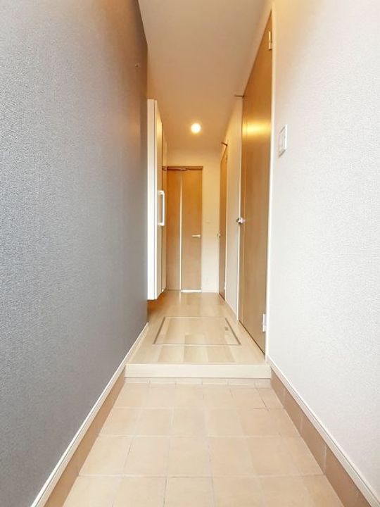 埼玉県春日部市上蛭田(アパート)の賃貸物件の玄関