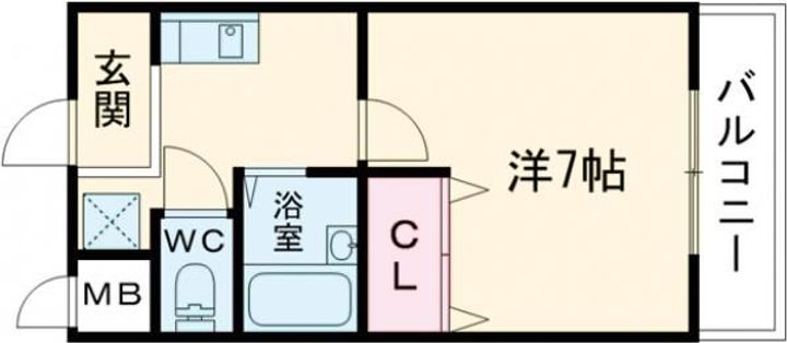 カームハウス嵯峨野の間取り