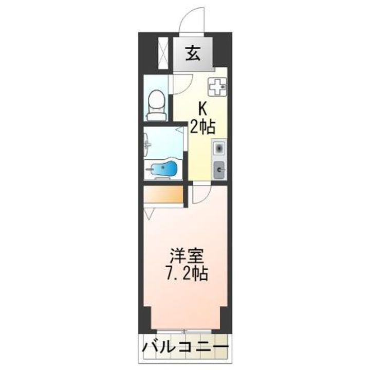 SWISS難波南の間取り