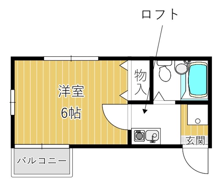 ハイデル針ヶ谷の間取り