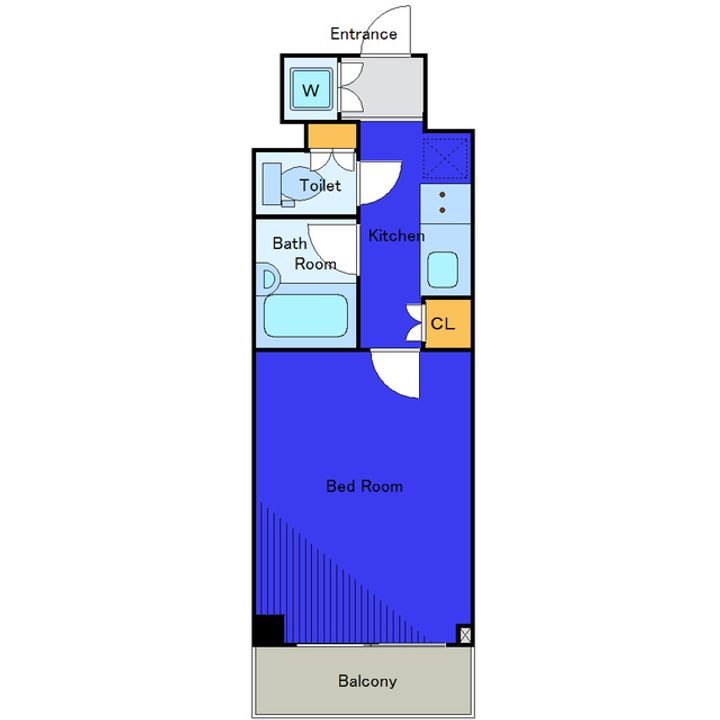 東京都大田区山王4(マンション)の賃貸物件の間取り