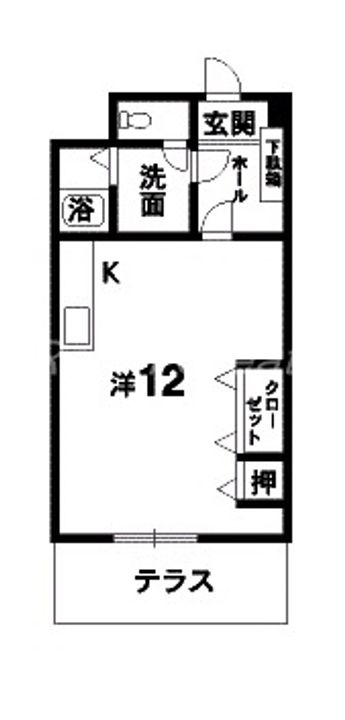 グランセ田宮の間取り
