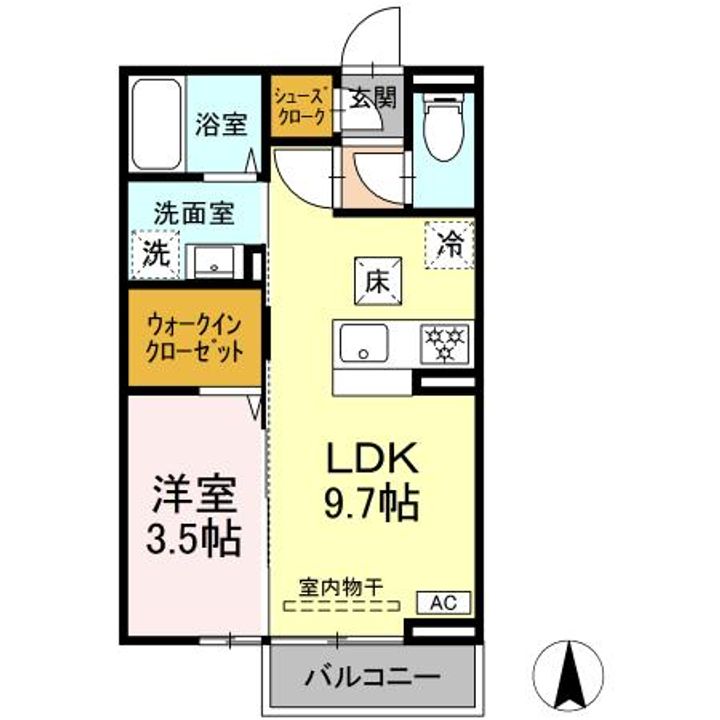 ネオ・アコールの間取り