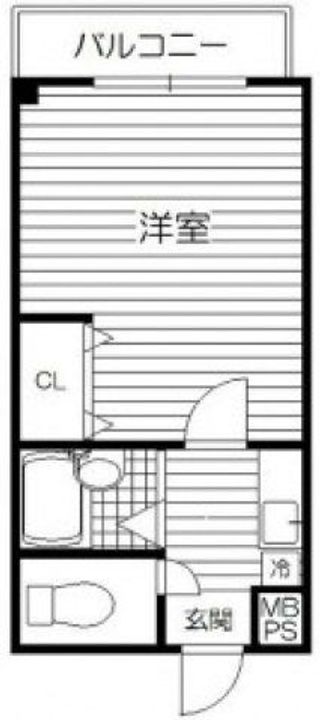 大宝 長田ル・グランの間取り