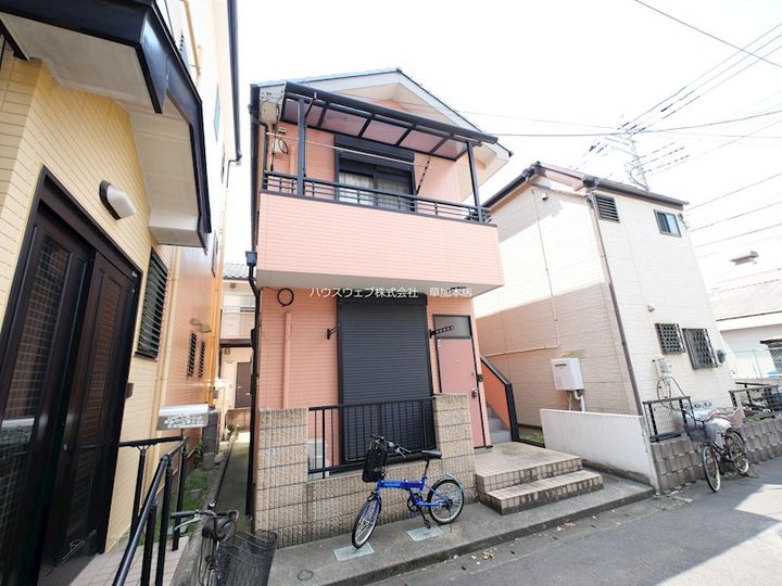 埼玉県草加市住吉2(アパート)の賃貸物件の外観