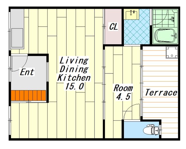 大阪府大阪市鶴見区放出東3(一戸建)の賃貸物件の間取り