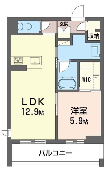 プレディーナ武蔵浦和の間取り