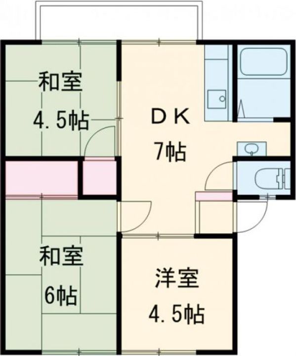 兵庫県神戸市西区北別府5(アパート)の賃貸物件の間取り