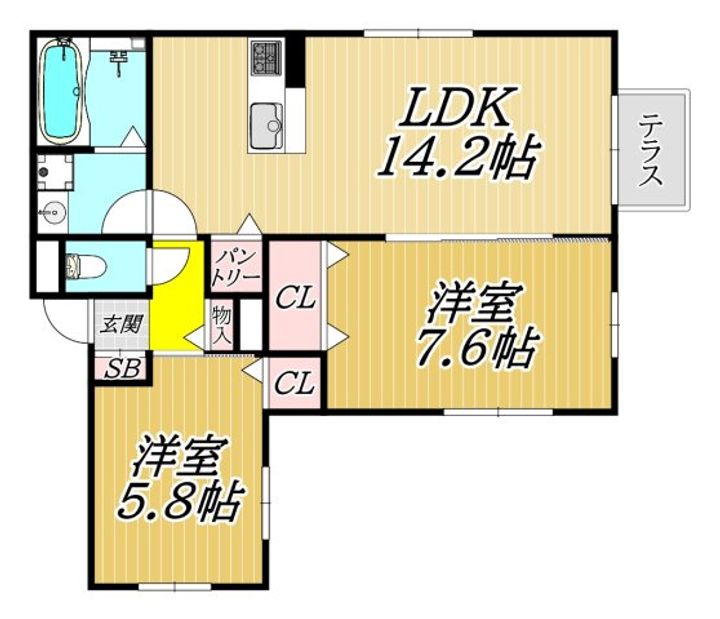 D-ROOM塚口本町の間取り