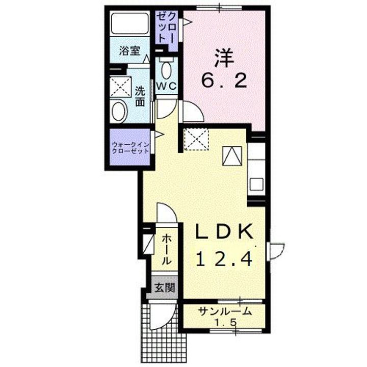 カーサ・フェリーチェの間取り